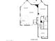 Detailed floor plan showcasing the layout of the home, including the kitchen, living room, bedrooms, and bathrooms at 8719 E San Marino Dr, Scottsdale, AZ 85258