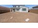 A bare backyard at 8865 W Orange Dr, Glendale, AZ 85305