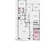 Layout of the house, including garage, gourmet kitchen, dining, and primary suite with bath at 8865 W Orange Dr, Glendale, AZ 85305