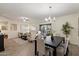 Inviting living area and dining space with bright, natural light and stylish furnishings at 9555 E Raintree Dr # 1055, Scottsdale, AZ 85260