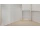 Walk-in closet with built-in shelving and carpeted floor, perfect for organization at 9649 E Holiday Way, Sun Lakes, AZ 85248