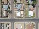 Aerial view of the neighborhood including the property at 2346 E Sylvia St, Phoenix, AZ 85022