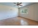 Neutral bedroom with a ceiling fan and great natural light at 13261 N 110Th Ave, Sun City, AZ 85351