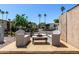 Cozy patio setup with neutral-colored seating, creating an inviting outdoor relaxation spot at 2060 N Center St # 138, Mesa, AZ 85201