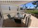 Back porch with patio furniture at 2192 W Taos Ave, Apache Junction, AZ 85119