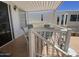 Inviting covered patio with neutral tile floor, perfect for outdoor entertaining at 2192 W Taos Ave, Apache Junction, AZ 85119