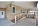 This manufactured home features a ramp, covered patio and ample space for outdoor seating at 2233 E Behrend Dr # 84, Phoenix, AZ 85024