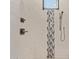 Close up of shower showing stylish tiling and modern fixtures at 31226 N Granite Reef Rd, Scottsdale, AZ 85266