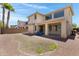 Large backyard with gravel landscaping, and a covered patio at 43860 W Roth Rd, Maricopa, AZ 85138