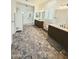 Spacious bathroom featuring a large walk-in shower, double sinks and ample counter space at 5304 S Wesley S Cir, Mesa, AZ 85212