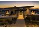 Modern clubhouse exterior featuring clean lines, desert landscaping, and a welcoming entrance at 5304 S Wesley S Cir, Mesa, AZ 85212