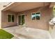 Covered back patio featuring stucco pillars with easy access to the outdoor kitchen at 5423 W Yearling Rd, Phoenix, AZ 85083