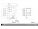 Floor plan for the car barn showing the lower and upper levels, including parking and living spaces at 6228 N Cattle Track Rd, Scottsdale, AZ 85250