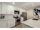 Bright kitchen with white cabinetry, stainless steel appliances, and modern finishes at 11333 N 92Nd St # 2072, Scottsdale, AZ 85260