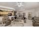 Open concept living space featuring comfortable seating and adjacent dining area at 11360 E Keats Ave # 70, Mesa, AZ 85209