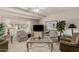 Spacious living room with plush seating, a coffee table, and a serene ambiance at 11360 E Keats Ave # 70, Mesa, AZ 85209