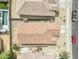 Stunning aerial view showcasing a home with a private pool and well-maintained backyard at 15339 W Jefferson St, Goodyear, AZ 85338