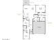 Detailed floor plan showcases a three-bedroom layout with a spacious great room and connected kitchen and dining area at 18052 W Sand Hills Rd, Surprise, AZ 85387