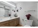 Cozy bathroom with a single sink and decorative accents at 2757 Leisure World --, Mesa, AZ 85206