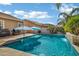 Refreshing backyard pool with serene water features, ideal for relaxation and outdoor enjoyment at 3552 E Dogwood Dr, Chandler, AZ 85286