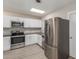 Modern kitchen featuring stainless steel appliances, sleek countertops, and white cabinets at 3824 N 8Th Ave, Phoenix, AZ 85013