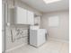 This laundry room features a washer, dryer, and ample storage space at 3824 N 8Th Ave, Phoenix, AZ 85013