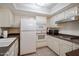 Functional kitchen space with white cabinets and appliances, perfect for everyday meals at 4200 N Miller Rd # 228, Scottsdale, AZ 85251