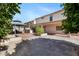 Backyard area with a large gazebo and built in outdoor kitchen at 43232 W Magnolia Rd, Maricopa, AZ 85138