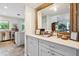 Kitchen featuring modern stainless appliances, tile flooring and beautiful quartz countertops at 5528 E Virginia Ave, Phoenix, AZ 85008