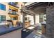 Outdoor grilling station with stainless steel grill and counter space at 7300 E Earll Dr # 1022, Scottsdale, AZ 85251