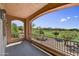 Private balcony offering scenic golf course views and a peaceful outdoor retreat at 7780 E Golden Eagle Cir, Gold Canyon, AZ 85118