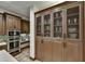 Stylish kitchen with custom cabinets and stainless steel appliances at 7780 E Golden Eagle Cir, Gold Canyon, AZ 85118