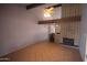 Living room showcasing tile floors and a fireplace at 8310 N 49Th Ave, Glendale, AZ 85302