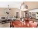 Spacious open-concept living room with dining room and vaulted ceilings at 945 N Pasadena -- # 62, Mesa, AZ 85201