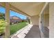Spacious backyard featuring lush green grass, a covered patio, and well-maintained landscaping at 16036 N 11Th Ave # 1084, Phoenix, AZ 85023