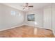 This bedroom has great natural light and hardwood floors at 1779 E Kaibab Dr, Chandler, AZ 85249