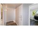 Hallway with storage cabinets and access to bathroom and office space at 5243 N 42Nd Ln, Phoenix, AZ 85019