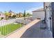 Outdoor balcony with a view of green backyard at 13434 W Rovey Ave, Litchfield Park, AZ 85340
