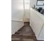 Stairway with hardwood steps, leading up to the second story at 13434 W Rovey Ave, Litchfield Park, AZ 85340