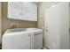 Functional laundry room with modern appliances and ample cabinet space for storage at 16427 W Labyrinth Ln, Surprise, AZ 85374
