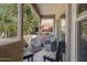 A charming porch with comfortable seating, perfect for enjoying the outdoors and relaxing at 1645 W Baseline Rd # 2125, Mesa, AZ 85202