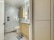 Modern bathroom featuring a glass enclosed shower, sleek vanity, and contemporary fixtures at 1701 E Colter St # 488, Phoenix, AZ 85016