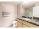 Bathroom with granite counters and updated fixtures at 19700 N 76Th St # 1151, Scottsdale, AZ 85255