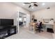 Bright office space with carpeted floors, natural light, and functional work space at 19700 N 76Th St # 1151, Scottsdale, AZ 85255