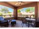 Covered patio featuring an outdoor seating area and views at 19700 N 76Th St # 1151, Scottsdale, AZ 85255