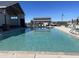 Relaxing community pool with plenty of deck space for residents to enjoy at 4073 E Amoroso Dr, Gilbert, AZ 85296
