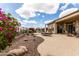 Beautiful backyard with well-maintained landscaping and a spacious patio area at 42109 N Astoria Way, Anthem, AZ 85086