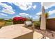 Outdoor grill area featuring a built-in grill and counter space for outdoor cooking and entertaining at 42109 N Astoria Way, Anthem, AZ 85086