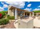 Outdoor kitchen area with built-in grill and countertop space, perfect for cooking at 42109 N Astoria Way, Anthem, AZ 85086