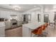 Modern kitchen with stainless steel appliances, a breakfast bar, and bright lighting for cooking and entertaining at 430 N Vineyard --, Mesa, AZ 85201